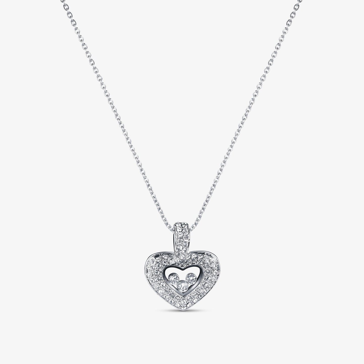 To My Amazing New Mom - A Baby Fills a Place In Your Heart - Tryndi Floating Heart Necklace Elsy Style Necklaces