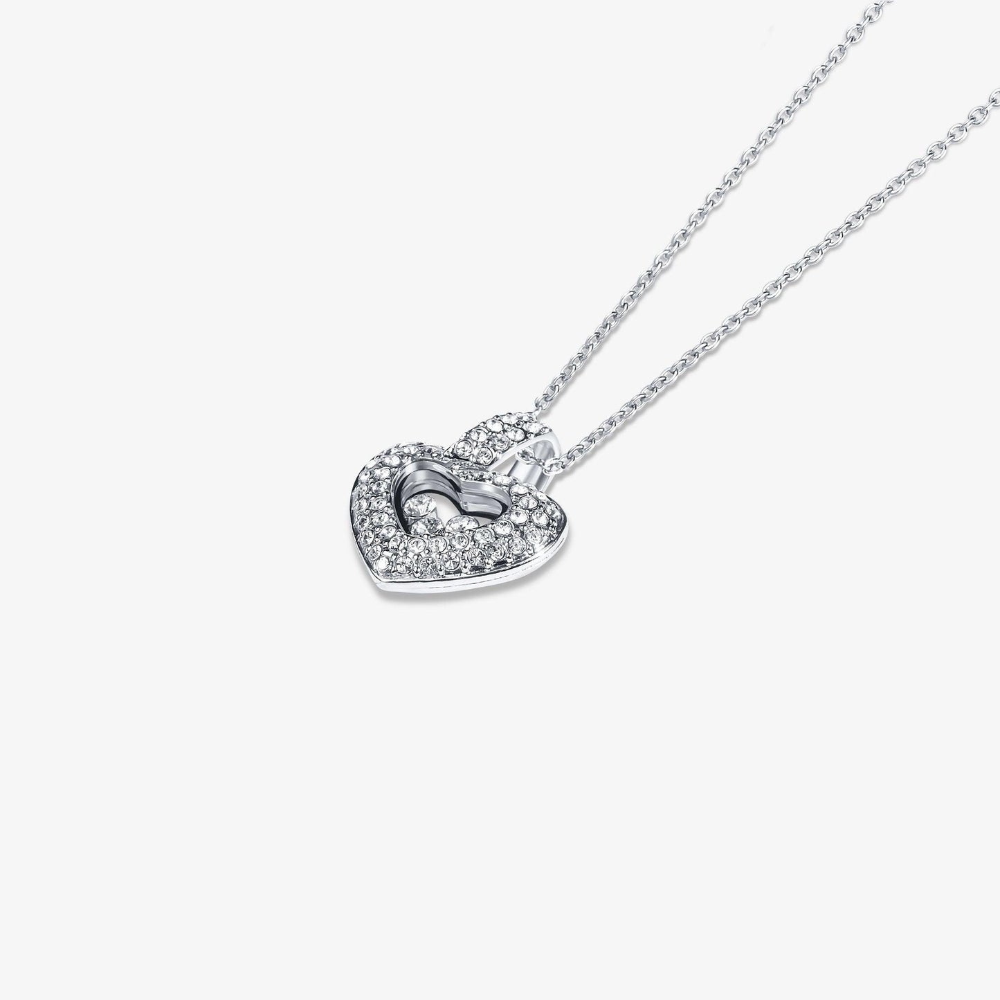 To My Amazing New Mom - A Baby Fills a Place In Your Heart - Tryndi Floating Heart Necklace Elsy Style Necklaces