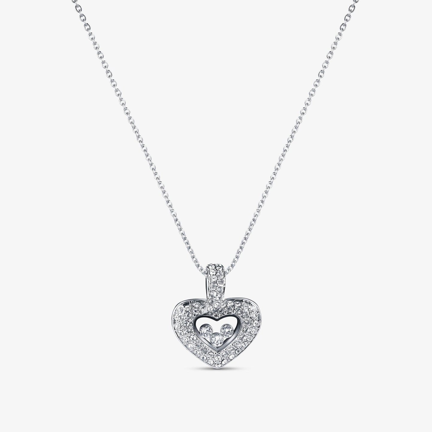 To My Amazing Soulmate - Every Big & Little Moment With You Makes Me Happy - Tryndi Floating Heart Necklace Elsy Style Necklaces