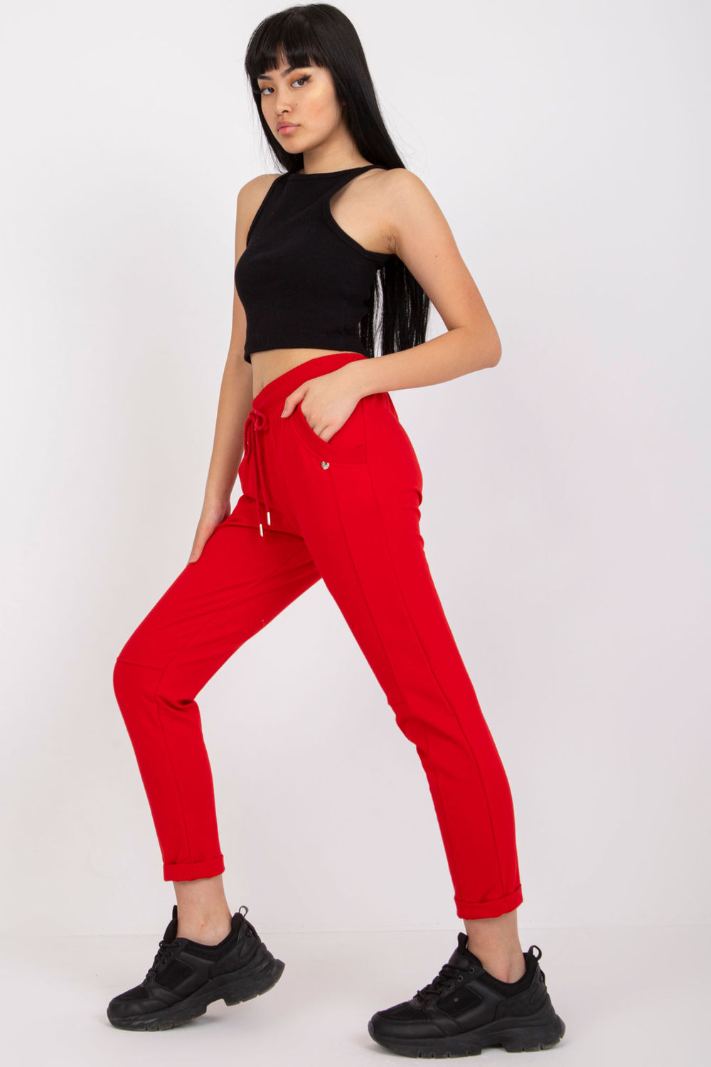 Tracksuit trousers model 166015 Elsy Style Women`s Tracksuit Bottoms, Sports Pants