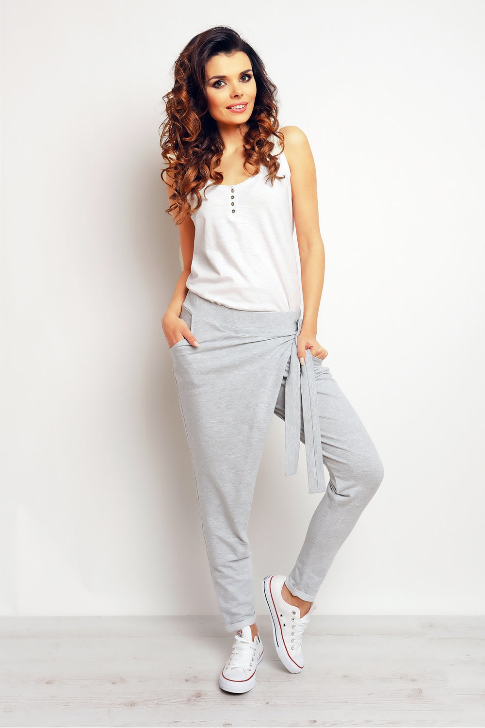 Tracksuit trousers model 61245 Elsy Style Women`s Tracksuit Bottoms, Sports Pants