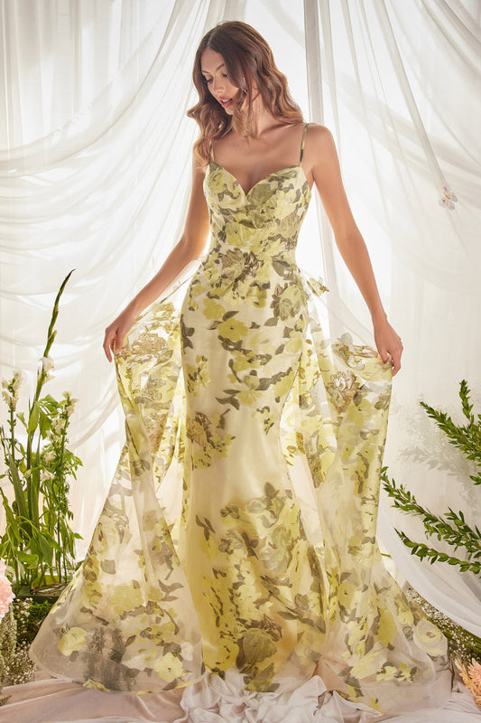 UNDER THE LEMON TREE FIL COUPE GOWN ALA0770 Elsy Style All dresses