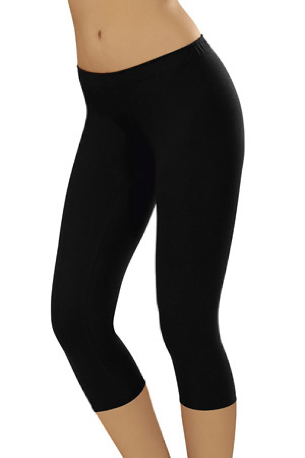 Women's Leggins model 76562 - Ladies Casual & Formal Bottoms - Black Color