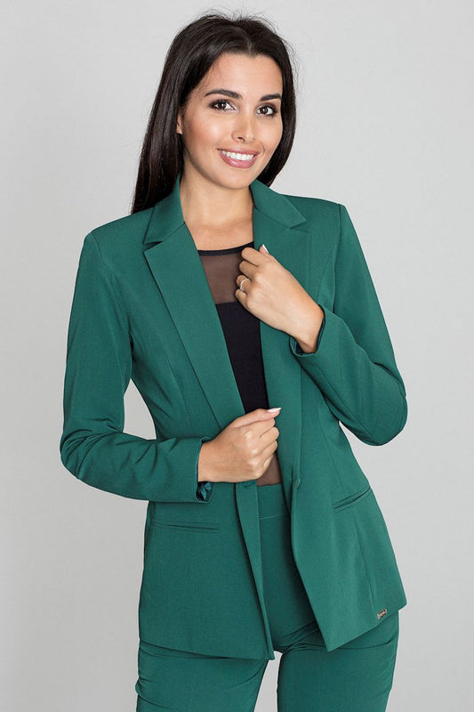 Women's Jacket model 111083 | Ladies Fall & Winter Clothes | Green Color