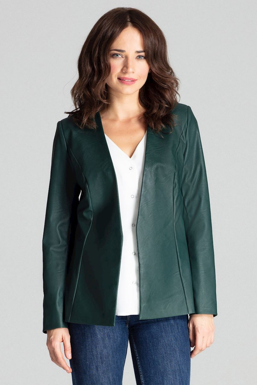 Women's Jacket model 139334 | Ladies Fall & Winter Clothes | Green Color