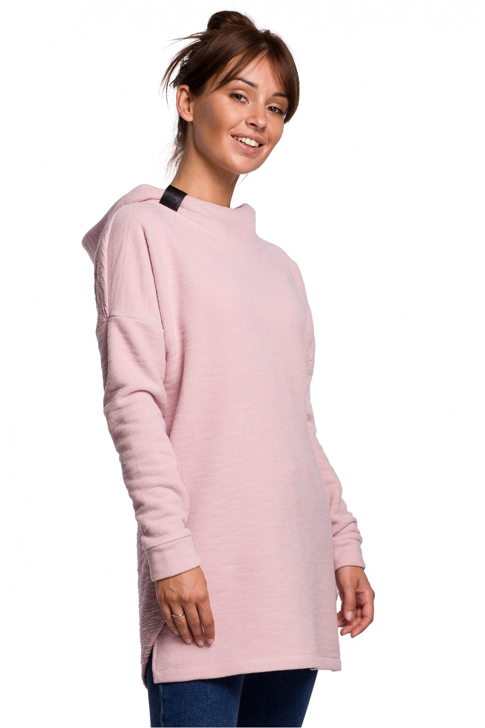 Women's Sweatshirt model 147182 - Ladies' Casual and Sporty Wear - Pink Color