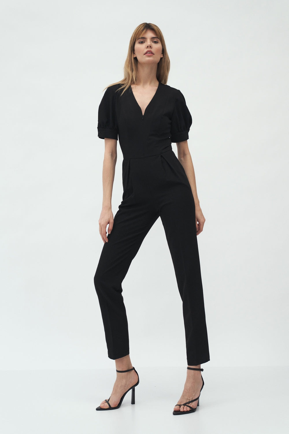 Women's Suit model 155378 - Ladies Casual Everyday Clothing - Jumpsuit & Romper - Black Color