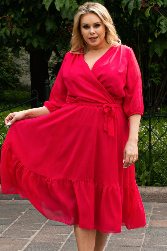 Women's Plus size dress model 168976 - Ladies Casual & Formal Clothing - Spring & Summer Wear