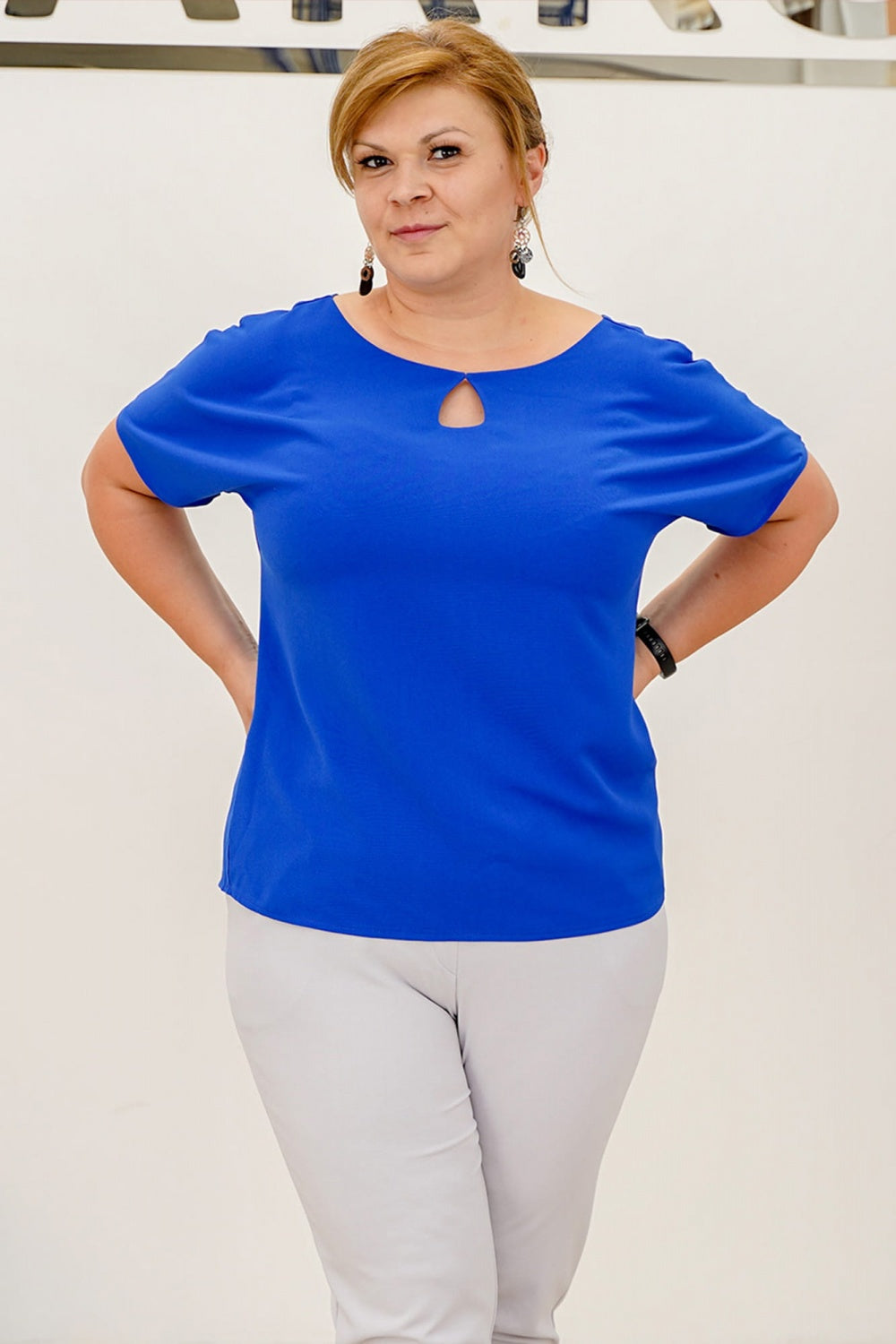 Women's Plus size blouse model 169138 - Ladies Casual & Formal Clothing - Spring & Summer Wear