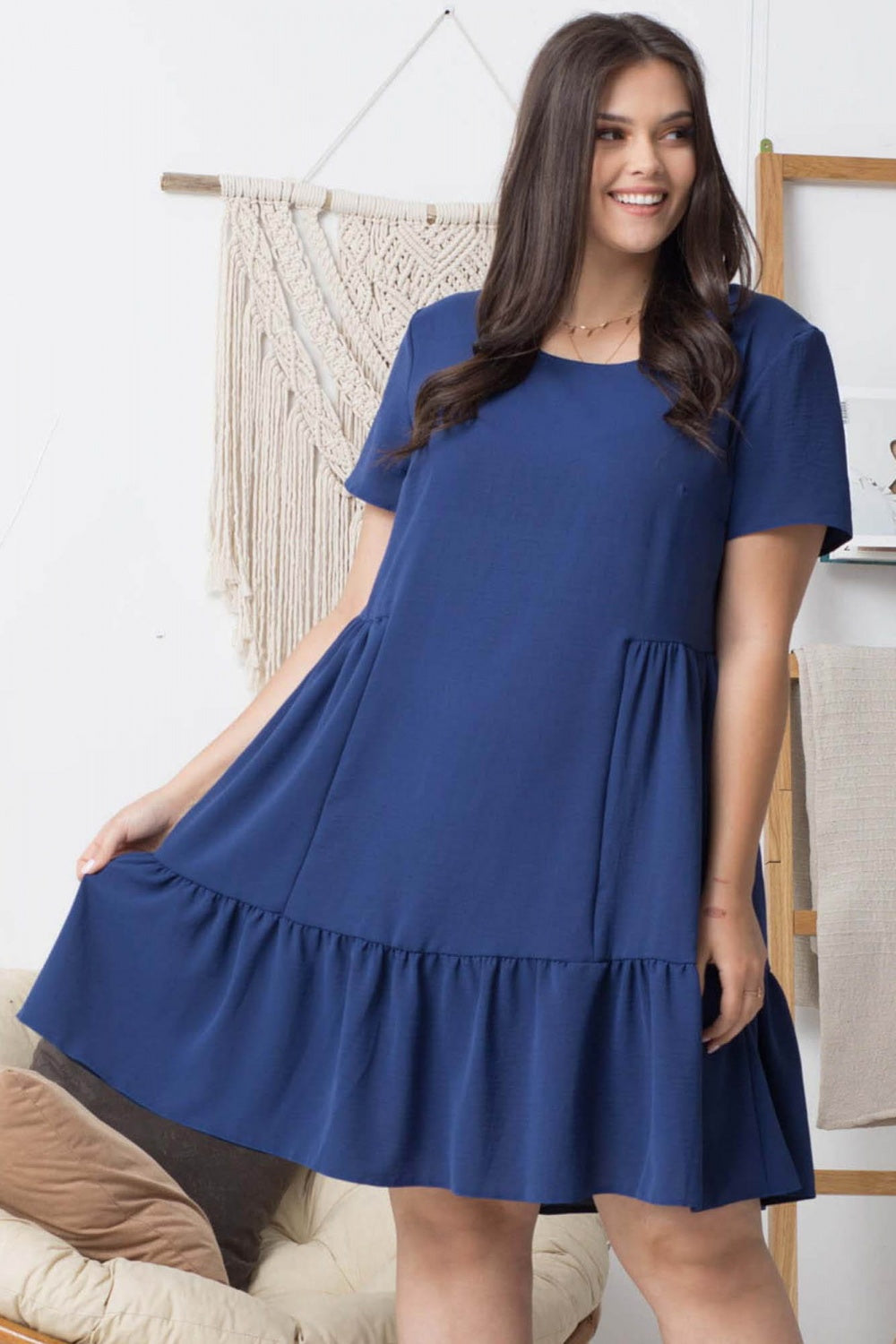 Women's Plus size dress model 169244 - Ladies Casual & Formal Clothing - Spring & Summer Wear