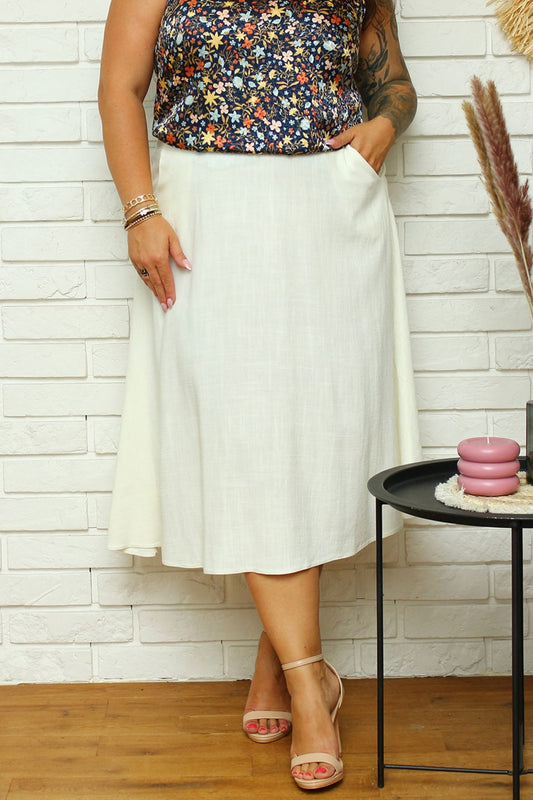 Women's Plus size Skirt model 169323 - Ladies Casual & Formal Clothing - Spring & Summer Wear