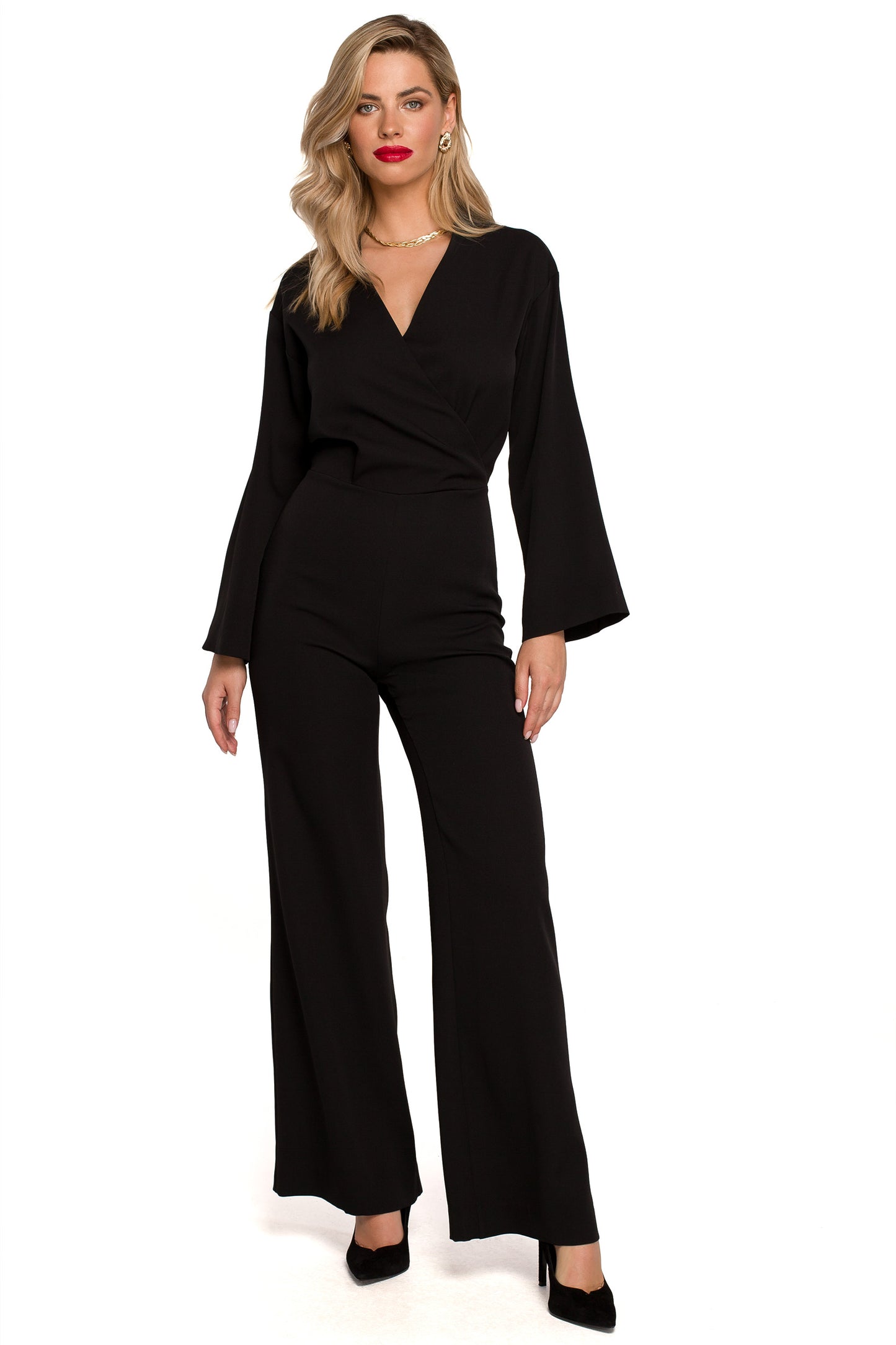 Women's Suit model 170499 - Ladies Casual Everyday Clothing - Jumpsuit & Romper - Black Color