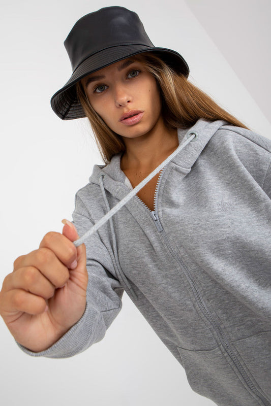 Women's Sweatshirt model 170943 - Ladies' Casual and Sporty Wear - Grey Color