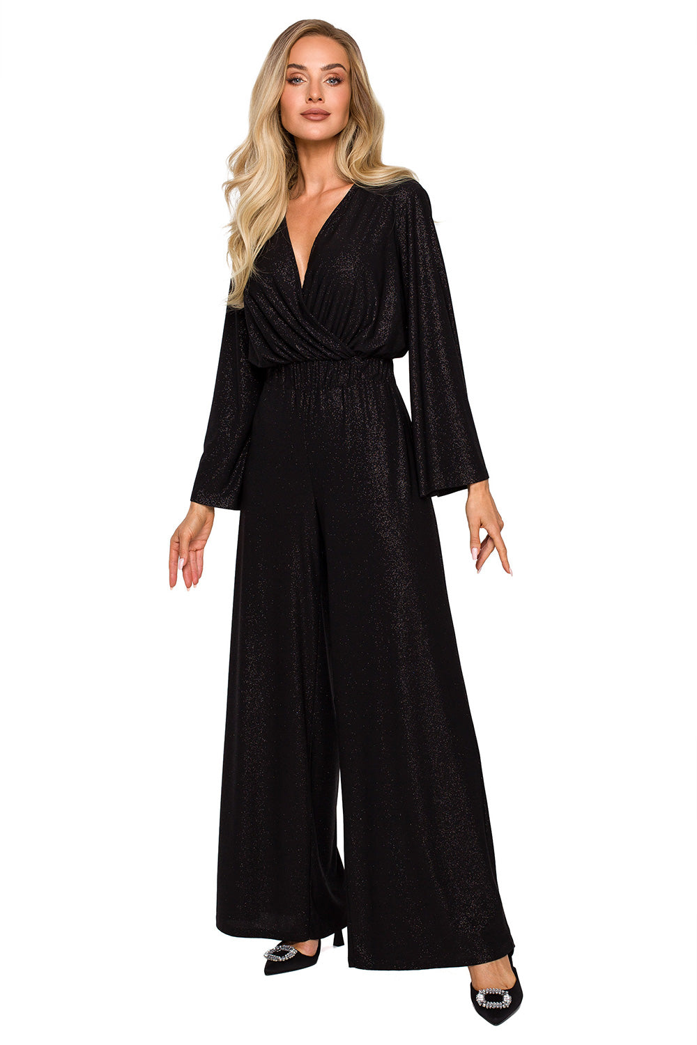 Women's Suit model 172386 - Ladies Casual Everyday Clothing - Jumpsuit & Romper - Black Color