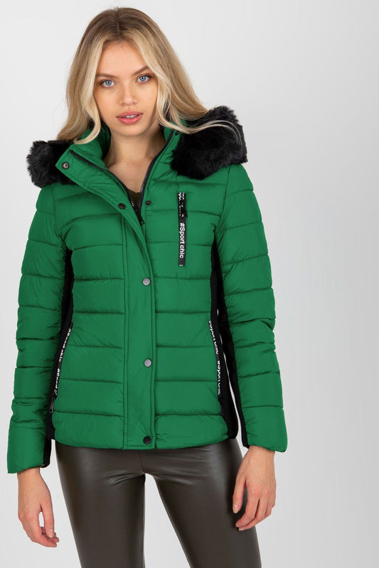 Women's Jacket model 173225 | Ladies Fall & Winter Clothes | Green Color