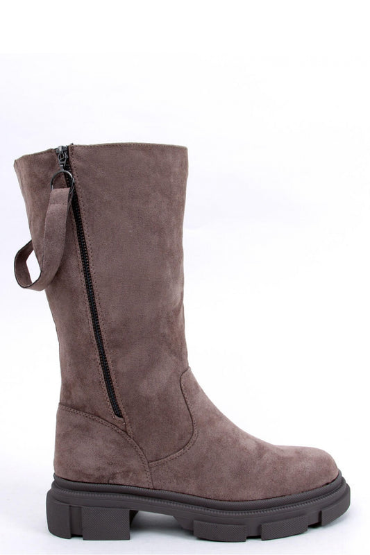 Women's Thigh-Hight Boots model 174506 - Ladies Footwear (Shoes) - Suede Eco-Leather (Organic)