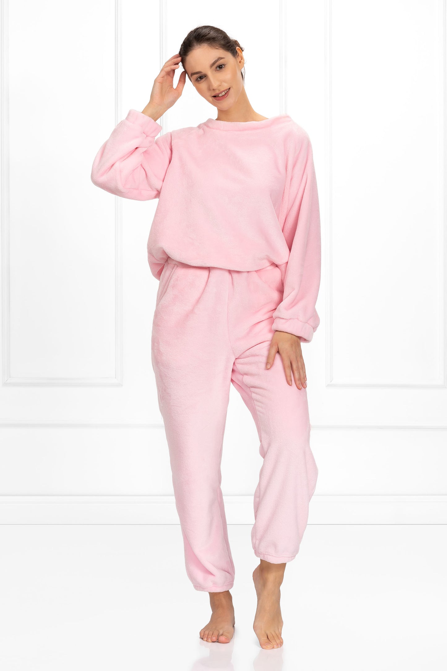 Women's Set model 175042 - Ladies Casual & Formal Bottoms - Pink Color