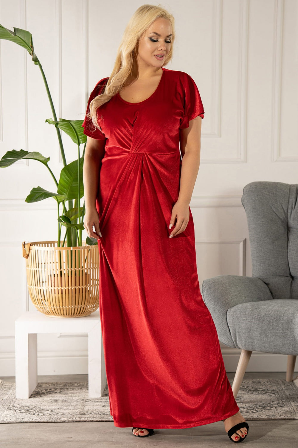 Women's Plus size dress model 175226 - Ladies Casual & Formal Clothing - Spring & Summer Wear