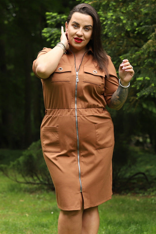 Women's Plus size dress model 176828 - Ladies Casual & Formal Clothing - Spring & Summer Wear