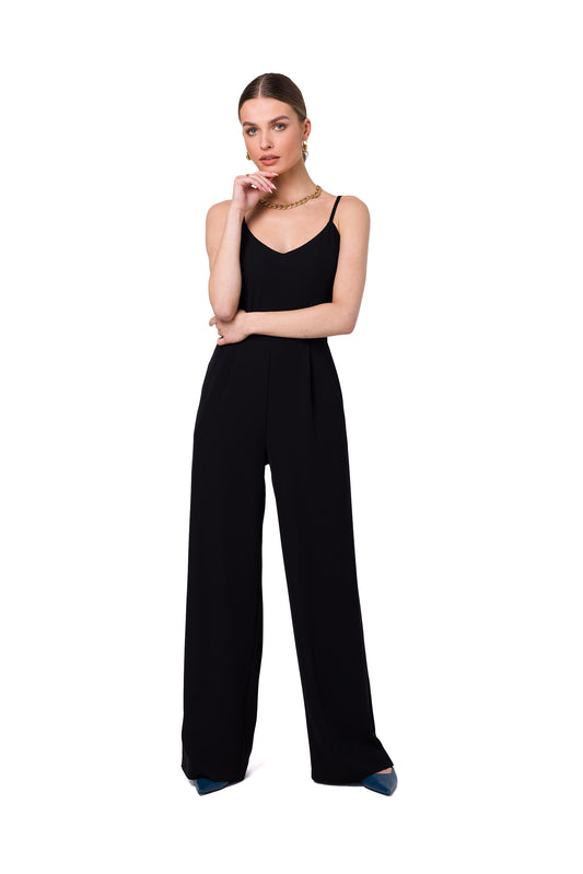 Women's Suit model 177220 - Ladies Casual Everyday Clothing - Jumpsuit & Romper - Black Color