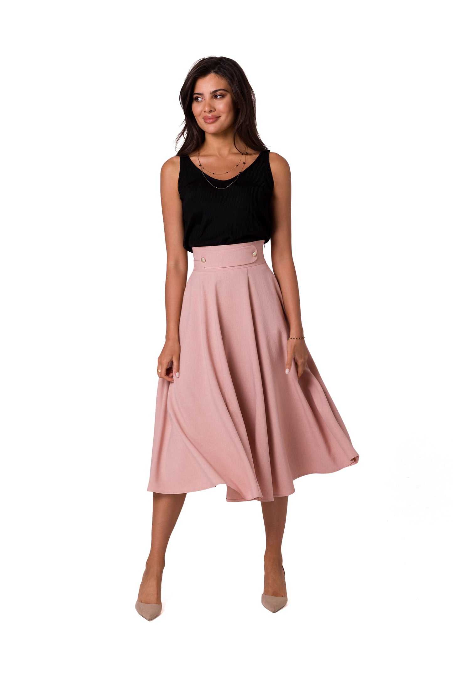 Women's Skirt model 177938 - Ladies Casual & Formal Bottoms - Pink Color