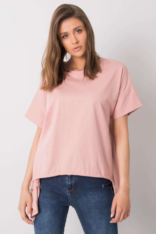 Women's T-shirt model 178084 - Ladies Casual Spring / Summer Top - Pink Color