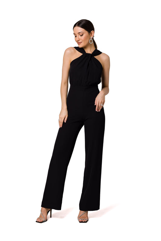 Women's Suit model 178281 - Ladies Casual Everyday Clothing - Jumpsuit & Romper - Black Color