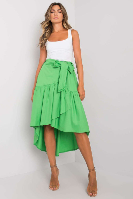 Women's Skirt model 179040 - Ladies Casual & Formal Bottoms - Green Color