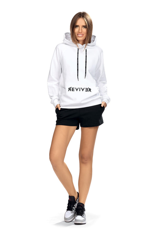 Women's Sweatshirt model 180296 - Ladies' Casual and Sporty Wear - White Color