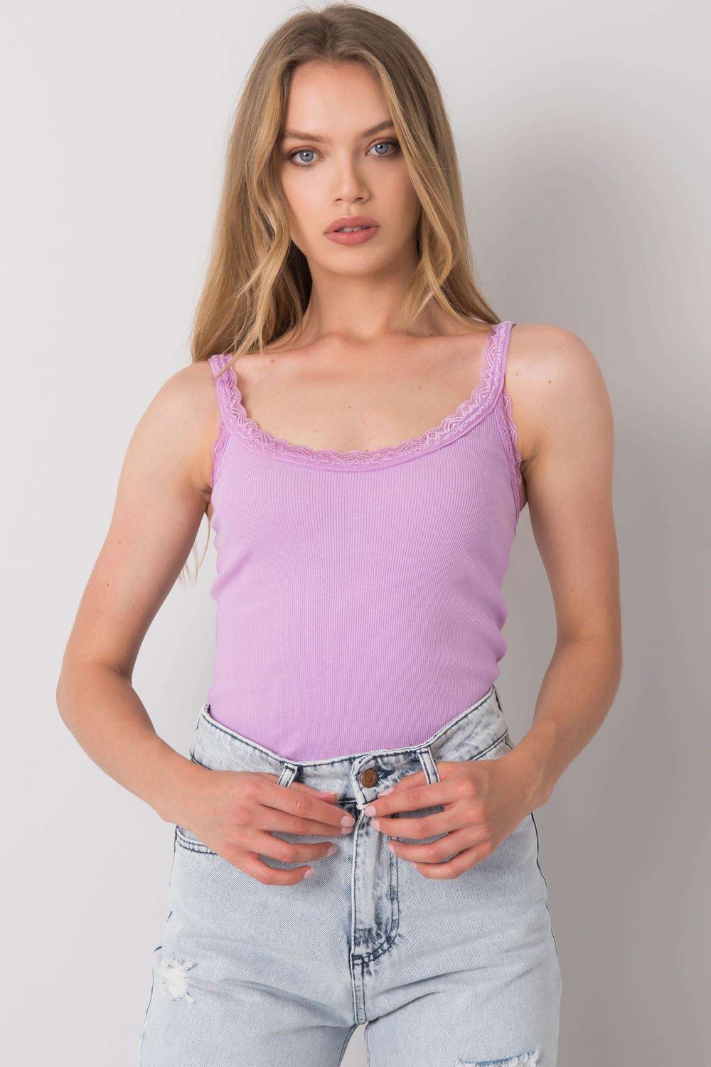 Women's Top model 181726 - Ladies Casual Spring / Summer Top - Violet Color