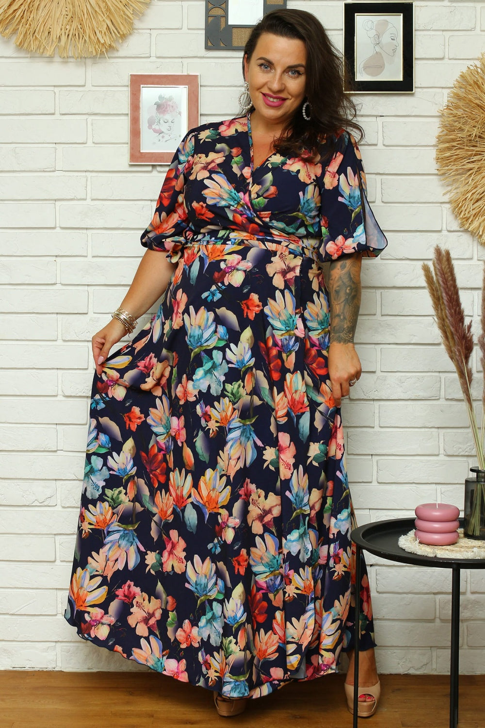 Women's Plus size dress model 182185 - Ladies Casual & Formal Clothing - Spring & Summer Wear