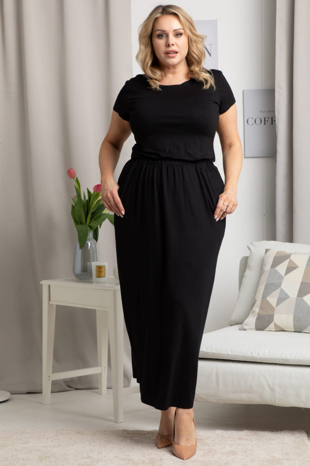 Women's Plus size dress model 183389 - Ladies Casual & Formal Clothing - Spring & Summer Wear