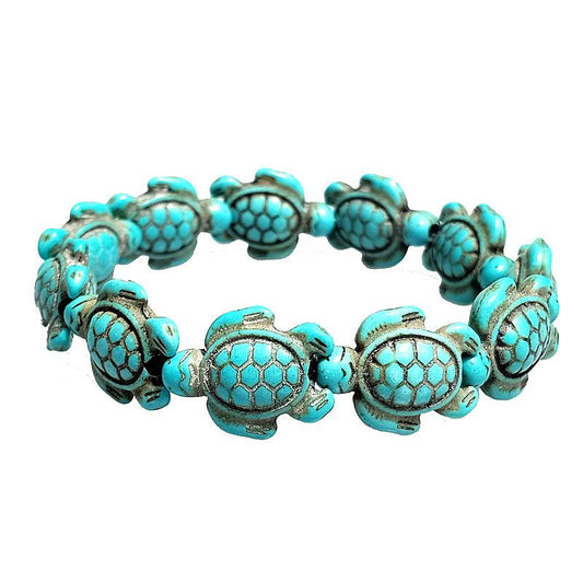 Save the Turtles Stretch Bracelet - 2 Colors ITALY Design-0